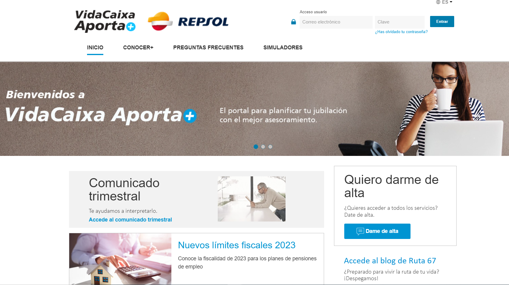Landing Repsol Detalle ULC Mediante Aporta Aportamas VidaCaixa Landing Repsol Detalle ULC Mediante Aporta Aportamas VidaCaixa